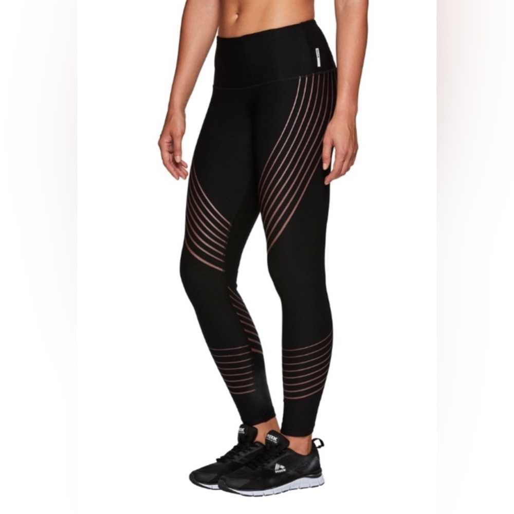 RBX Gold Stripe Contour Leggings